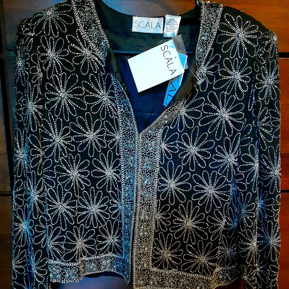 Scala vintage beaded new with tags Beeda Grover